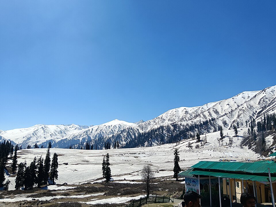 Snow at Gulmarg, Kashmir